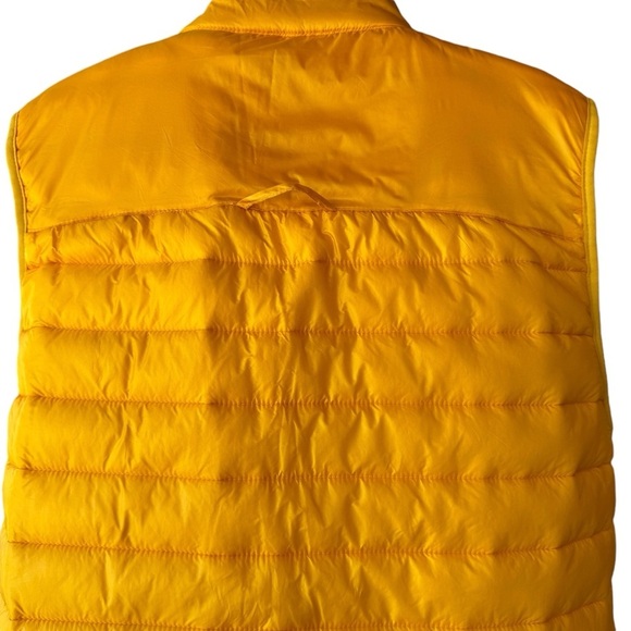 Joy Lab Puffer Vest Yellow High Neck Full Zip Women's Size L - Picture 3 of 9